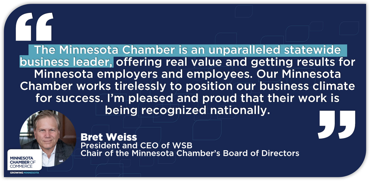 Minnesota Chamber chosen the nation’s 1 state chamber Minnesota